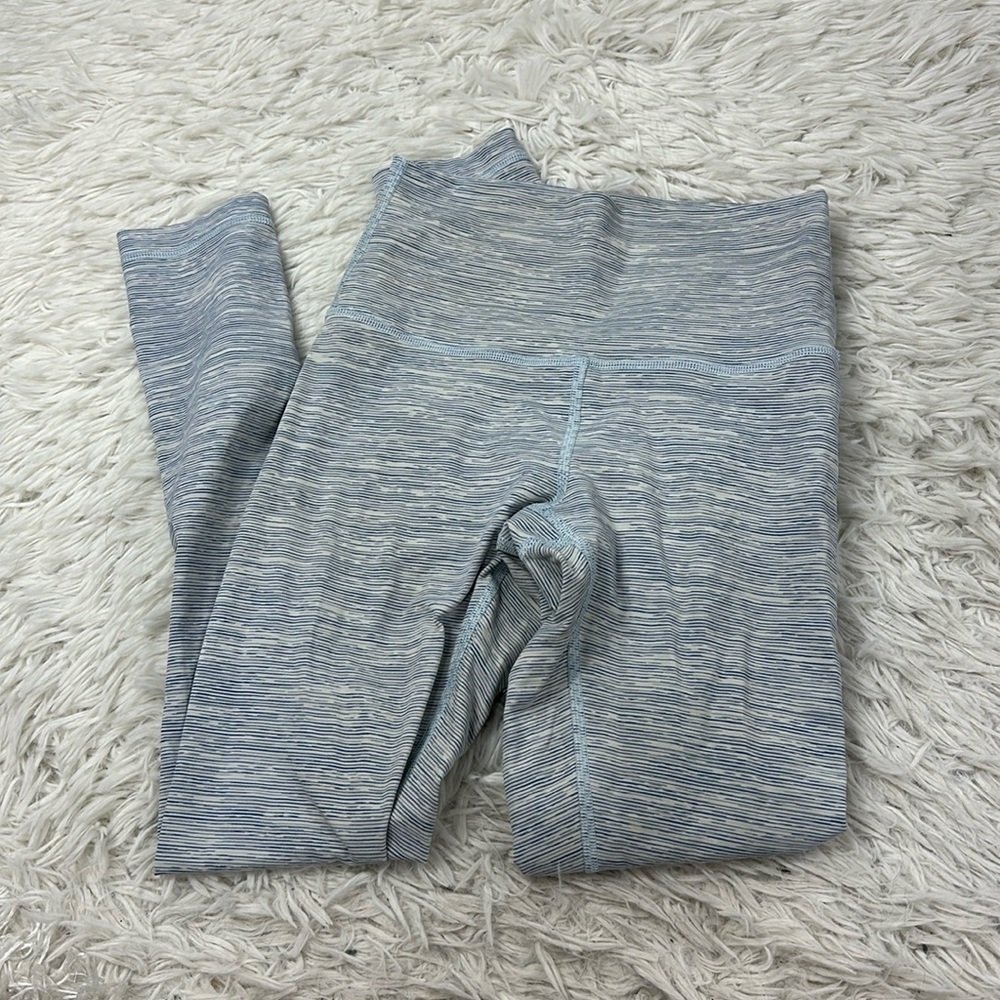 Lululemon Wunder Under HT Tight 25" *Luxtreme Wee Are From Space Sheer Blue